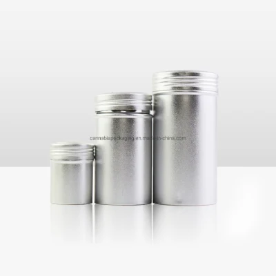 Child Resistant Metal Jar for Candy Flower Weed Packaging Customized Color Metal Tin Box