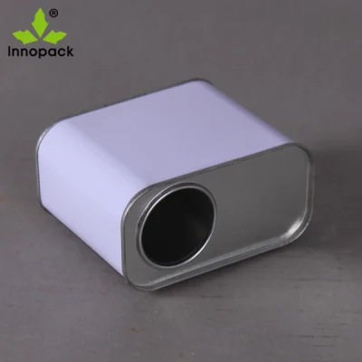 500ml Small Square Paint Glue Tin Can for Chemical Packing