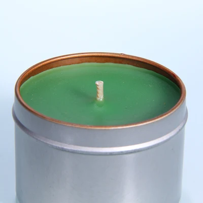 Christmas Gift Small Can with Lid Round Scented Candle Jar Tins Container Candle Tins