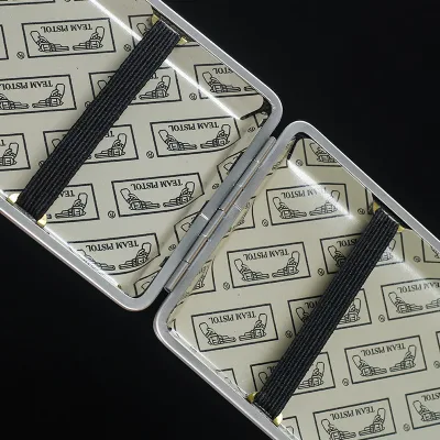 Ea180 100mm Vintage Small Empty Waterproof Box Holder Luxury Cases Personalized Waterproof Custom Metal Leather Cigarette Case