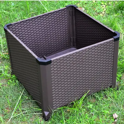 Rectangular Raised Garden Bed Metal Large Planter Box for Outdoor