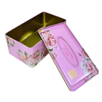 Manufacturers Supply Kitchen Bedroom Paper Tin Plate Metal Tin Box