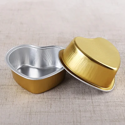 Wrinkle-Free Tin Foil Gold Thickening Disposable Barbecue Rectangular Meal Box with a Lid Aluminum Foil Takeaway Box