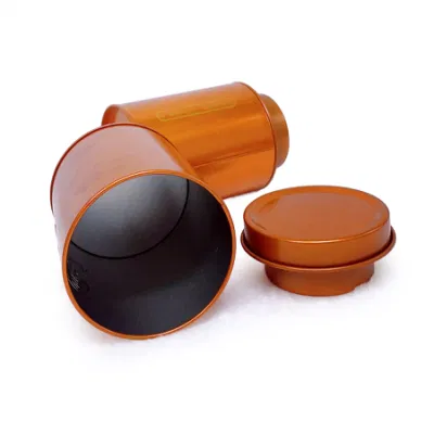 Manufacturers Provide Round Tinplate Tea Cans Dahongpao Black Tea Packaging