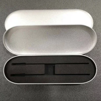Hot Sell Rectangular Tin Box Eyebrow Fishing Packaging Pen Gift Box