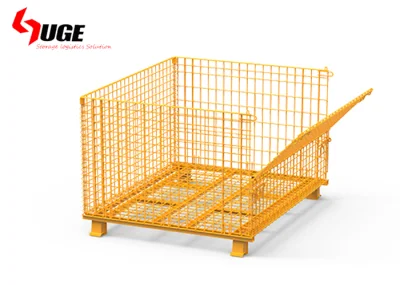 Cheap Wire Mesh Box Cage Metal Bin Storage Container