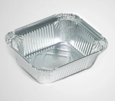 Round 500ml Aluminum Foil Takeaway Packaging Box High-End Golden Thickened Sealable Fast Food Tin Box with Lid