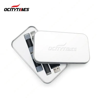 Wholesale White Black Colorful Tin Can Packaging for Disposable Vape Cartridge Metal Box Tea Tins