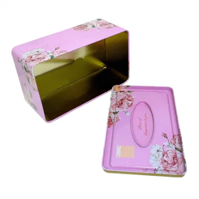 Manufacturers Supply Kitchen Bedroom Paper Tin Plate Metal Tin Box