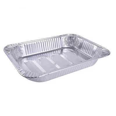 Wholesale Disposable BBQ Tin Foil Tray Aluminum Foil Takeaway Packing Box Aluminum Foil Container Pans