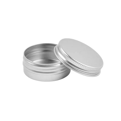 Made in China Candle Jar CNC Machining Parts Custom Metal Tin Cans with Screw Cap Round Aluminum Can for Storing Spices Sweets Tea or Gifts