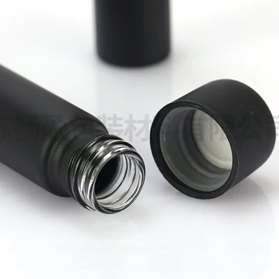 Reusable Customizable Logo Tin Child Proof Lid Child Resistant Glass Tube Cr Glass Bottles with Custom Cap for Cone Packaging