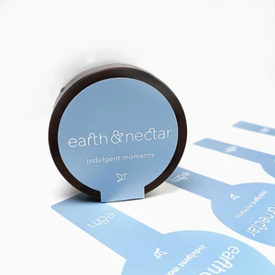 Custom Roll Tdhesive Thanks to Sealing Label Covering Sticker Can Bottle Packaging