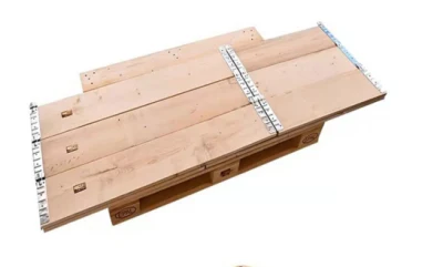 Four Hinged Wooden Cases Can Be Customized Metal Customized Coaming Box