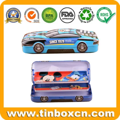  Metal Tin Pencil Case Stationery Kit Has Three Exciting Decks