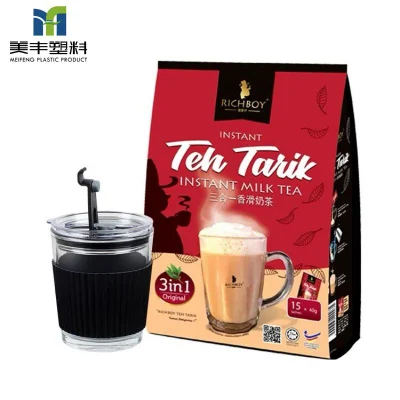 Custom Printing Coffee Tin Sachet Box Pouch Green Tea High Barrier Tea Packaging