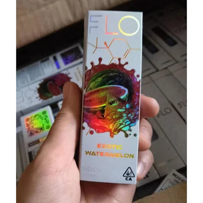 Glo Custom Packaging Box Wholesale Custom Gold Coast Disposable Vape Pen Paper Box Child Resistant Packaging