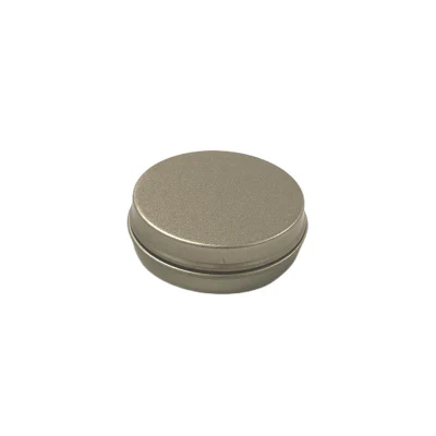 15g Custom Embossed Small Round Perfume Ointment Lip Balm Metal Tin Can