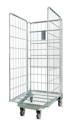  Roll Mesh Small Steel Cage Wire Cage Industrial Metal Cage Storage Container