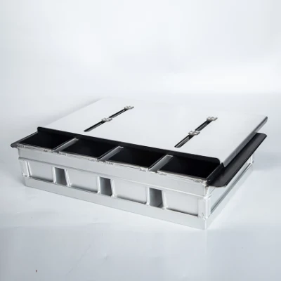 Non-Stick Bakeware Square Corrugated Loaf Pan Large Capacity Bread Pan Pullman Tin