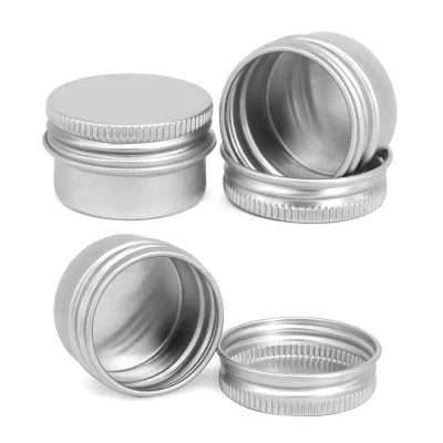  Wholesale Aluminum Cosmetic Jar Aluminum Organic Can Lip Balm Jar Aluminium Tin