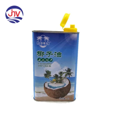 1L Tin Can Packing for Coconut Oil Boxes