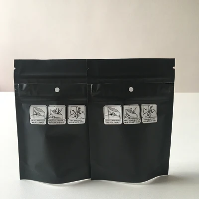 9X12&prime; Half Silver Half Clearance Child Proof Airtight Ziplock Pharmic Food Packaging Barrier Transparent Window Exit Pouch Container