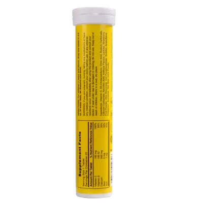 Children Health Multivitaimin Tablets Vc/Vd/Ca/Zn Certified Orange Effervescent Tablets for Kids