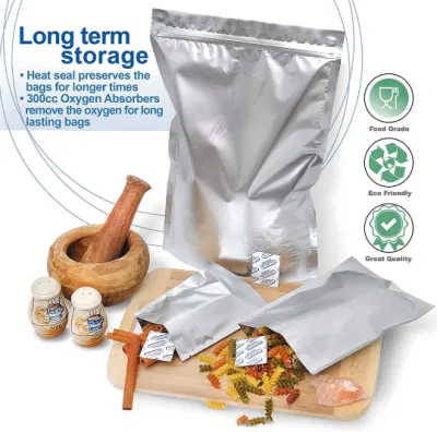Food Grade 1/2/3/5 Gallon Packaging Mylar Bags for Food Storage