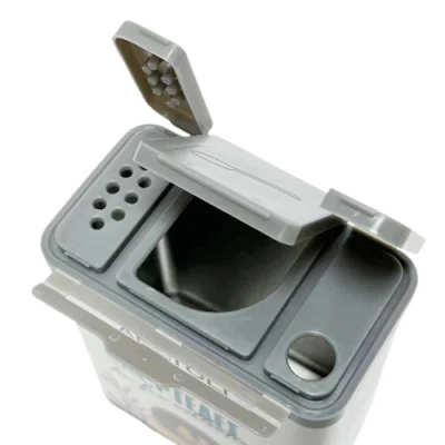 High Quality Tinplate Seasonings Container Recyclable Rectangular Metal Spice Shaker Tin Box for Spice Met