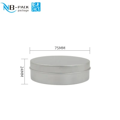 Silver Gold Pink Black White 5g 10g 15g 20g 25g 30g 50ml 60ml 80ml 100ml 150ml 200ml Clear Window Aluminum Jar Aluminum Tin Cans