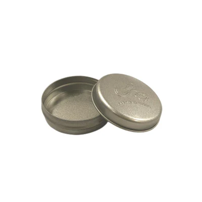 15g Custom Embossed Small Round Perfume Ointment Lip Balm Metal Tin Can