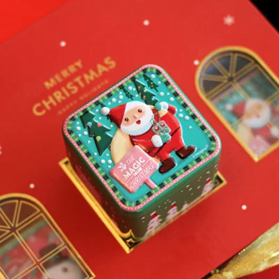 10 Years Factory OEM Rainbow Baby Toy Cake Tin Box