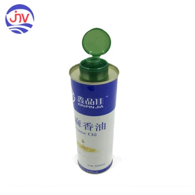 Small Tall Round Packaging Personal Care Essential Oil Tin Container