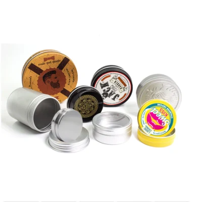 Aluminum Jar Wax Pomade Jar Aluminum Cosmetic Jar Metal Tin Aluminum Jar