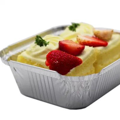 1 1/2lb Oblong Deep Pan Disposable Aluminum Foil Tins Portable Food Containers