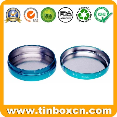 Food Packaging Small Round Can Metal Box Candy Gum Mint Tin