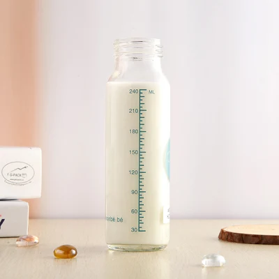 250ml Beverage Glass Bottle Recycling Machine Beauty Packaging with Painting