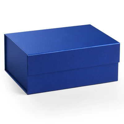 Black Color Kraft Rigid Flat Low MOQ Reasonable Price Magnetic Paper Box Folding Gift Box for Packaging Ribbons Box