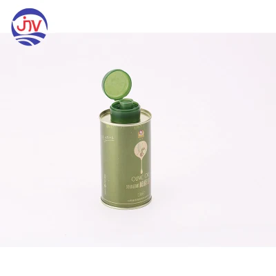 Small Tall Round Packaging Personal Care Essential Oil Tin Container