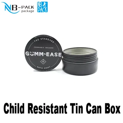 China Good D72X107hmm Height Child Resistant Function Child Proof Tin Can