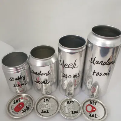 330ml 500ml Aluminium Tin Can Packing for Beer