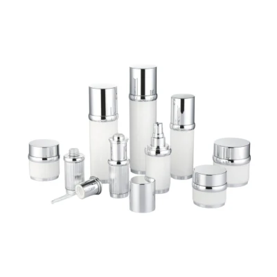 Plastic Round Square Packing Storage Tank Tin Can Jug Pot Canister Empty Packaging Container Luxury Bottle Cream Perfume Custom Box Cosmetic Jar Packaging