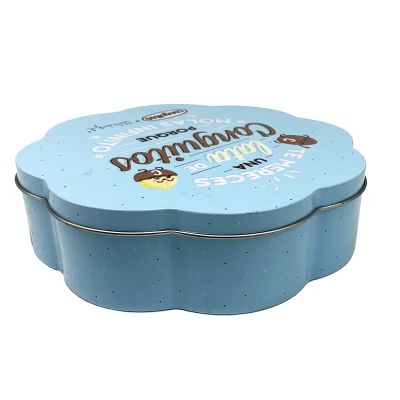 Plum Shaped Tin Cookie Tin Gift Box Christmas Candy Cookie Tin