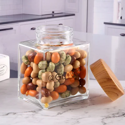 Wholesale Clear Glass Jars, Glass Containers with Metal Caps, Tin Lids,