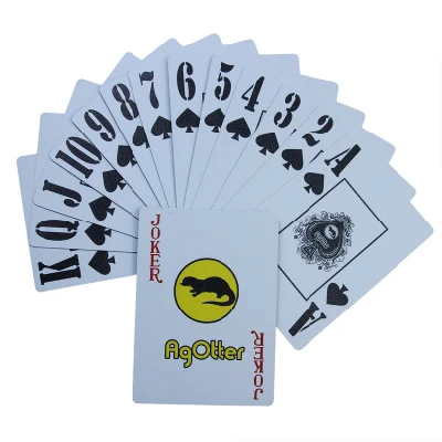 Free Sample Front and Back Both Sides Custom Sublimation Blank Printed Playing Card Case