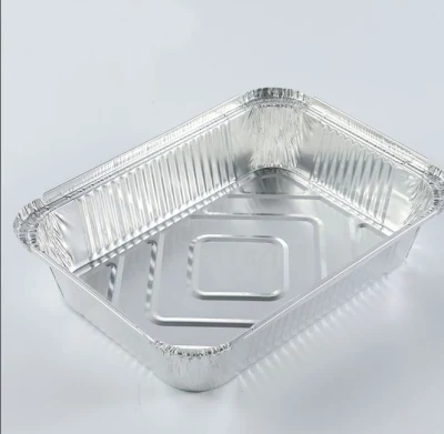 Food Grade Disposable Aluminum Foil Container Tin Drip Pans Tray Carryout Lunch Box
