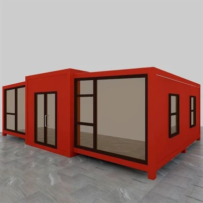 Steel Metal Portable Prefab Prefabricated House Expandable Container House with Two Bedrooms