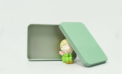 Wholesale Custom Colored Thin Rectangular Playing Cards Postcard Packaging Metal Tin Case