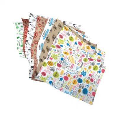 Fast Food Recycling Paper Packaging of Wax Greaseproof Paper